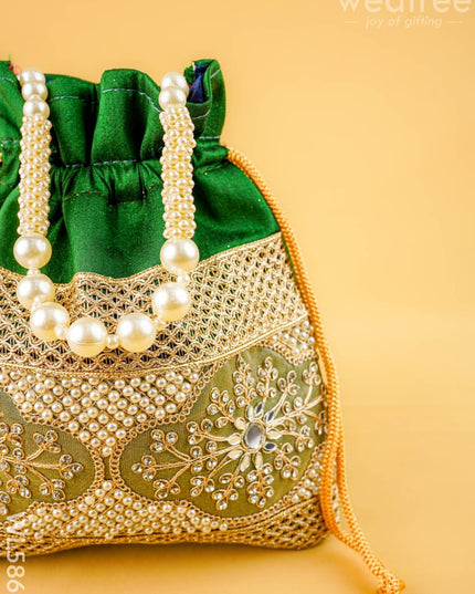 Designer Potli Bag - 9 inch - WL5866 - Potli Bags