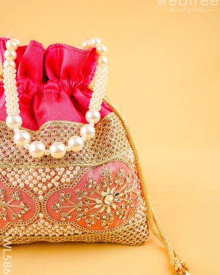 Designer Potli Bag - 9 inch - WL5866 - Potli Bags