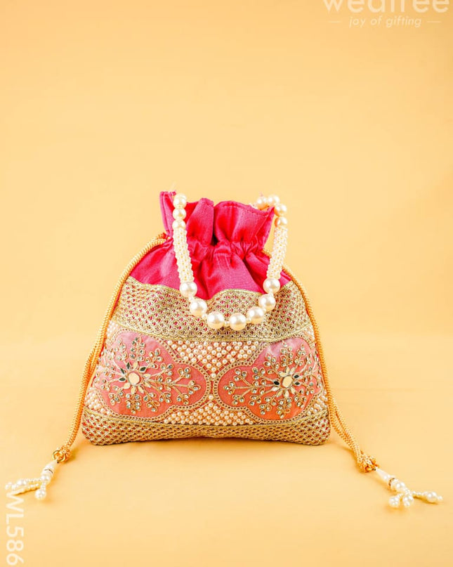 Designer Potli Bag - 9 inch - WL5866 - Potli Bags