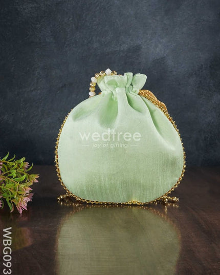 Designer Potli Bag With Chamki Work - Wbg0930 Bags