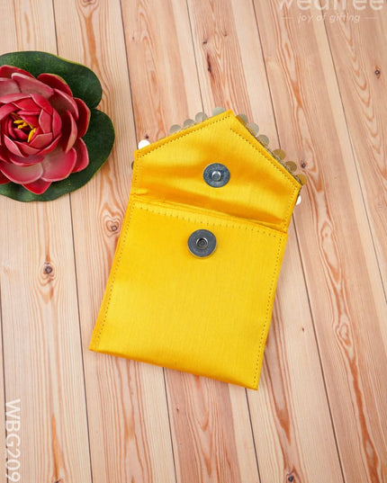Designer Purse - Haldi Kumkum & Bangles - WBG2095 - Clutches & Purses