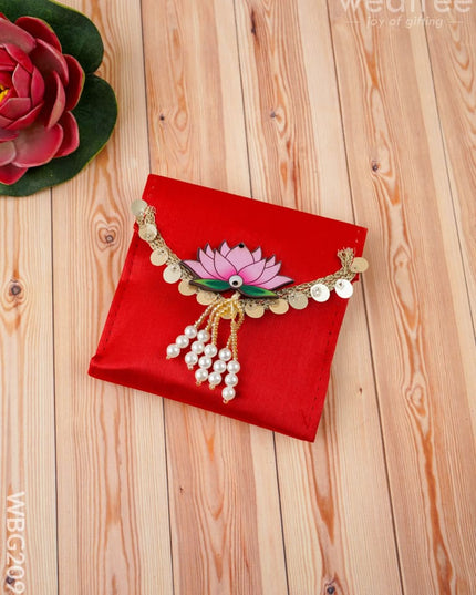 Designer Purse - Haldi Kumkum & Bangles - WBG2095 - Clutches & Purses
