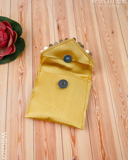 Designer Purse - Haldi Kumkum & Bangles - WBG2095 - Clutches & Purses