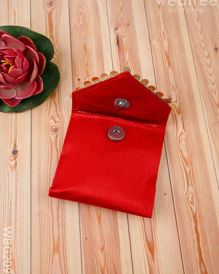 Designer Purse - Haldi Kumkum & Bangles - WBG2095 - Clutches & Purses