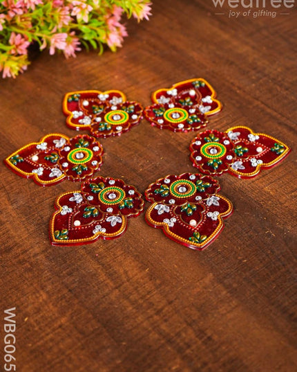 Designer Rangoli - Kalash (Small) Wbg0655 Pooja Utilities