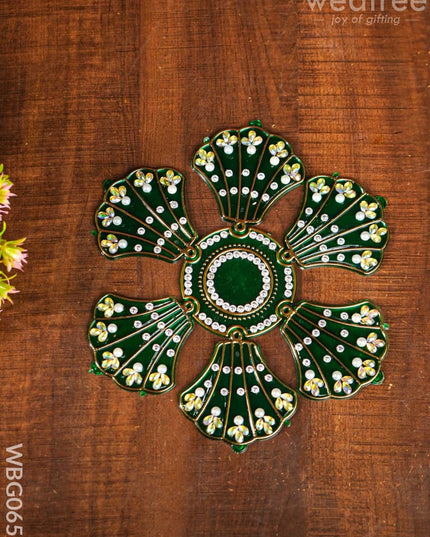 Designer Rangoli - Kalash (Small) Wbg0655 Pooja Utilities
