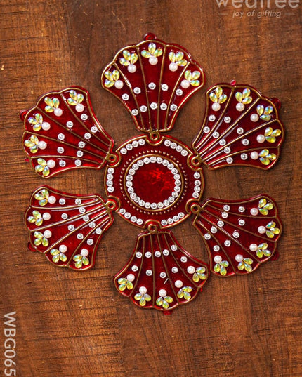 Designer Rangoli - Kalash (Small) Wbg0655 Pooja Utilities