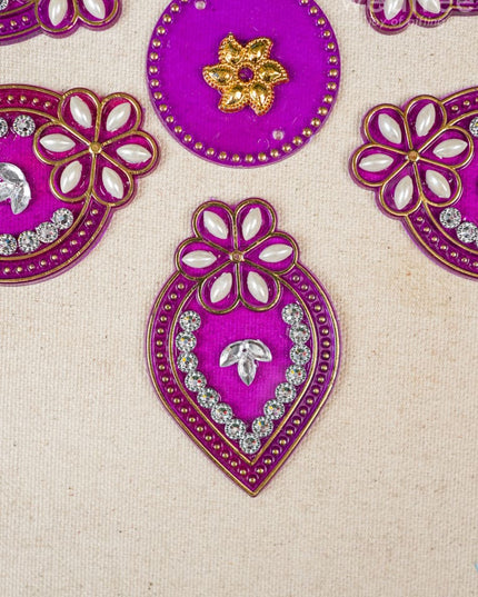 Designer Rangoli Mixed Design - W2976 Divine Gifts Rg