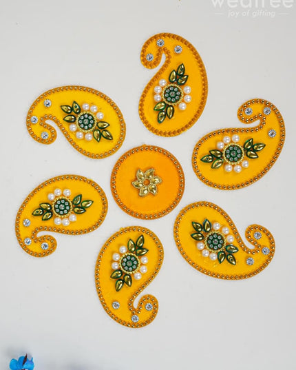 Designer Rangoli Mixed Design - W2976 Pooja Utilities