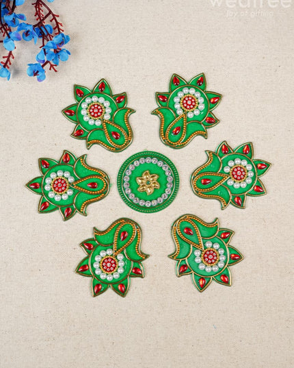 Designer Rangoli Mixed Design - W2976 Divine Gifts Rg