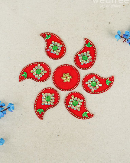 Designer Rangoli Mixed Design - W2976 Pooja Utilities