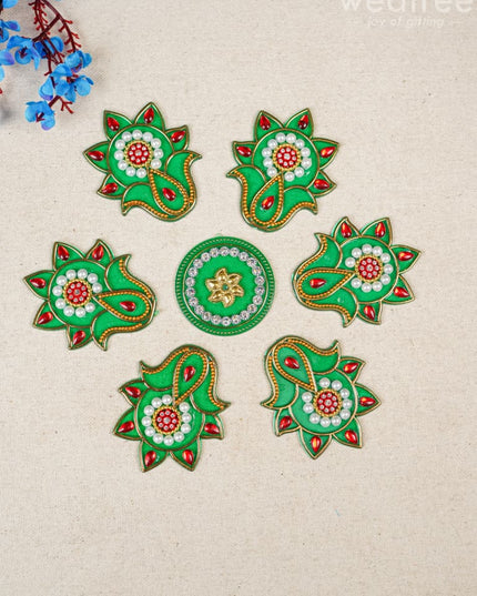 Designer Rangoli Mixed Design - W2976 Divine Gifts Rg