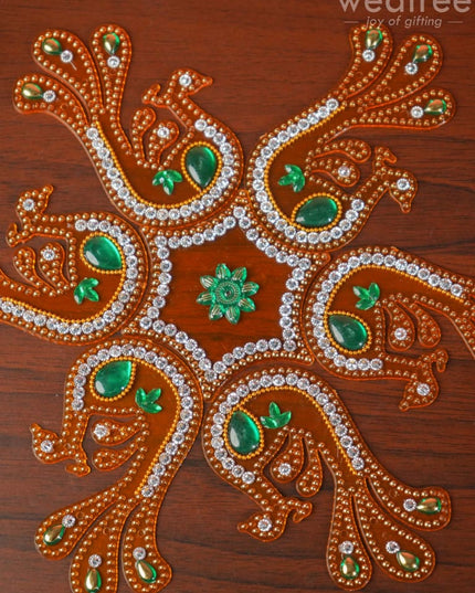 Designer Rangoli Mixed Design - W2976 Pooja Utilities