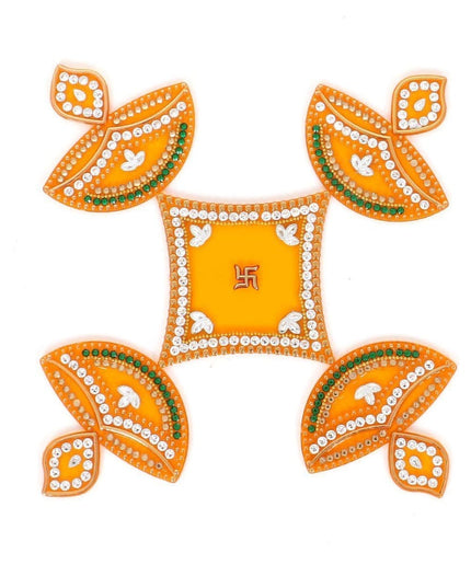 Designer Rangoli Mixed Design-W2976 Home Decors