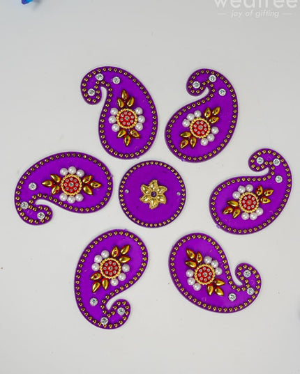 Designer Rangoli Mixed Design - W2976 Pooja Utilities