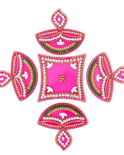Designer Rangoli Mixed Design-W2976 Home Decors