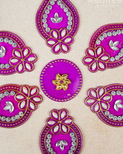 Designer Rangoli Mixed Design - W2976 Divine Gifts Rg