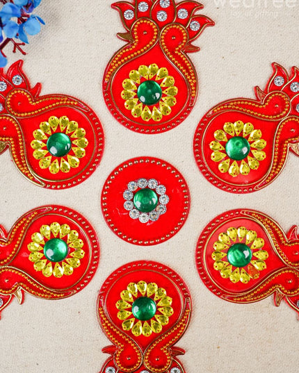 Designer Rangoli Mixed Design - W2976 Divine Gifts Rg