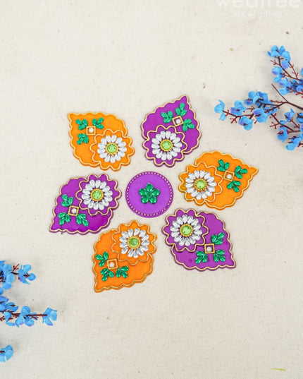 Designer Rangoli Mixed Design - W2976 Pooja Utilities