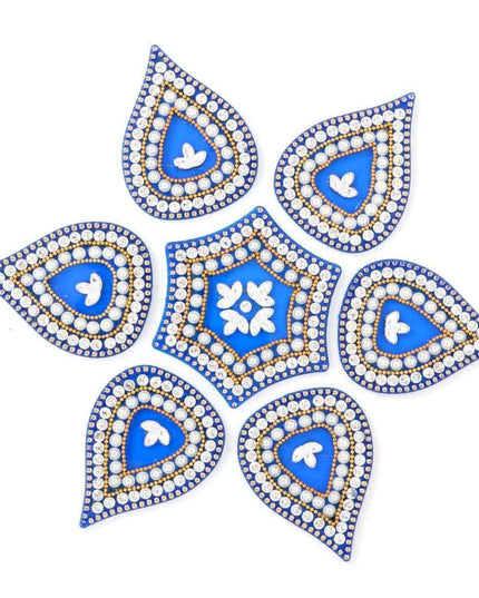 Designer Rangoli Mixed Design-W2976 Home Decors