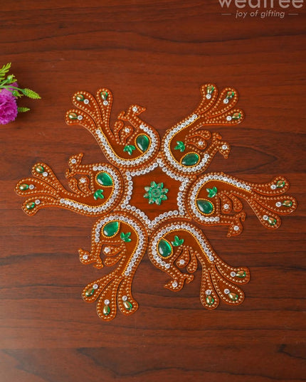 Designer Rangoli Mixed Design - W2976 Pooja Utilities