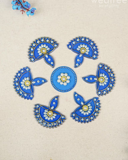 Designer Rangoli Mixed Design - W2976 Pooja Utilities