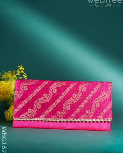 Designer Jute Purse - WBG1628 Clutches & Purses