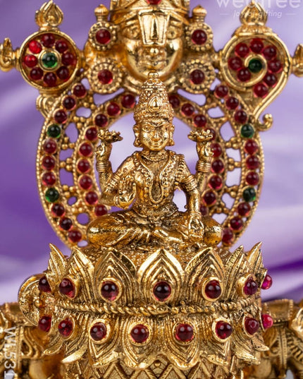Designer Tirupathi Balaji with Lakshmi Kumkum Holder - WL5316 - Divine Gifts