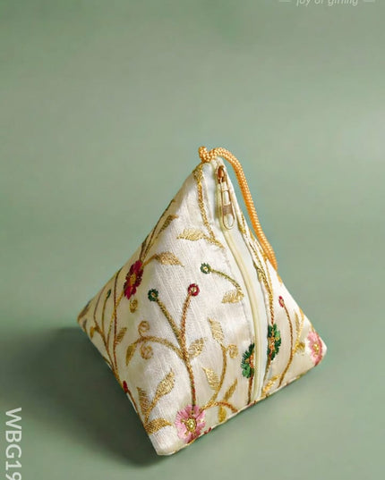 Designer Triangle Pouch - 6 inch - WBG1987 - Clutches & Purses