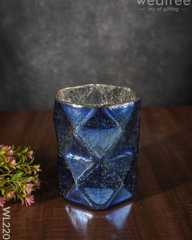 Diamond Glass Votives - Big Wl2200 Candles And Votives