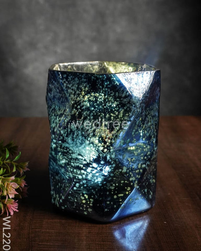 Diamond Glass Votives - Big Wl2200 Candles And Votives