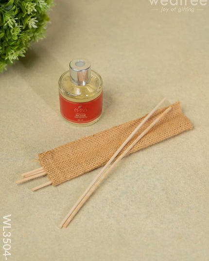 Diffuser Oil With Stick - Rose Wl3504-1 Candles & Votives