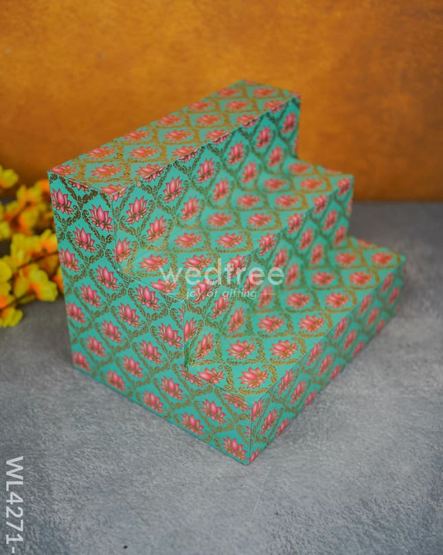 Digital Printed Meenakari 3-Step Golu Padi - Wl4271 / Diya