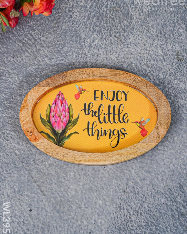 Digital Printed Wooden Oval Platter - Wl3950 Trays