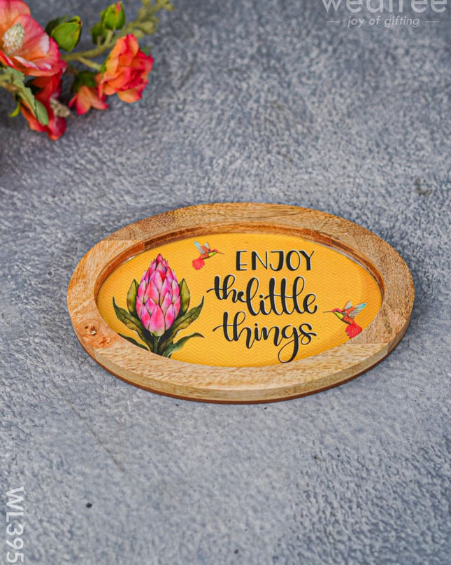 Digital Printed Wooden Oval Platter - Wl3950 Trays
