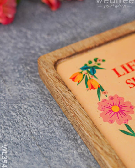 Digital Printed Wooden Square Platter - Wl3949 Trays