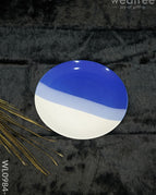 Blue with White Coloured