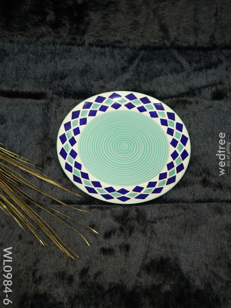 Dinner Plate -10Inches - Wl0984 Diamond Design Ceramics