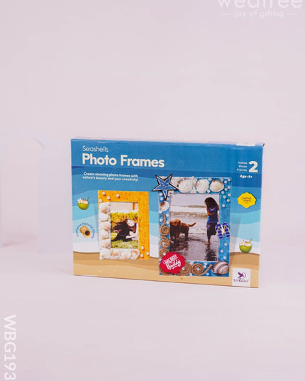 DIY Kit - Photo Frame Set with Seashell Design - WBG1936 - Kids Return Gifts