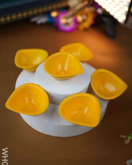 Diya Pack 2 - Metal Set Of 6 Wh0025 Karthigai Deepam Packs