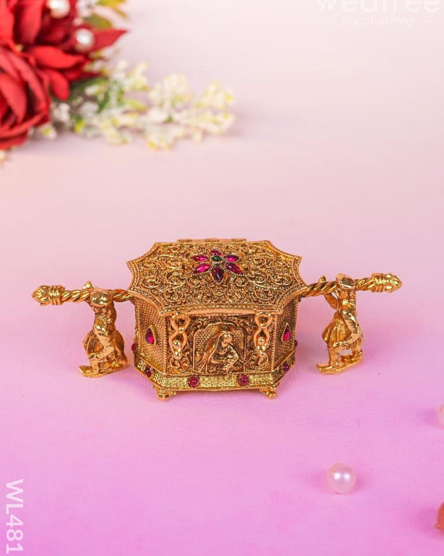 Pallakku Kumkum Holder - Wl4813 Metal Rg