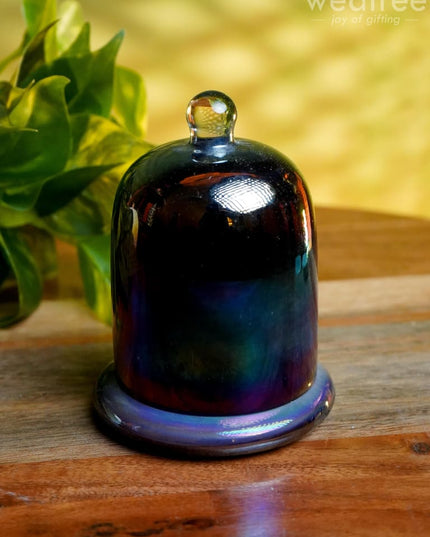 Domed Glass Scented Soy Wax Jar (Iridescent) - Wl0505 Candles And Votives