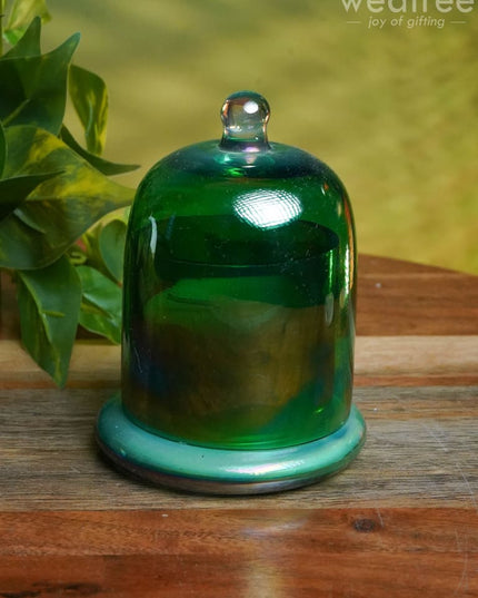 Domed Glass Scented Soy Wax Jar (Iridescent) - Wl0505 Candles And Votives