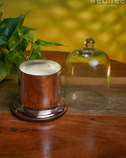 Domed Glass Scented Soy Wax Jar (Iridescent) - Wl0505 Candles And Votives