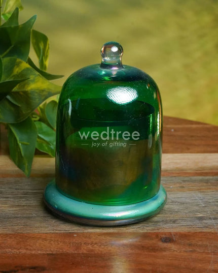 Domed Glass Scented Soy Wax Jar (Iridescent) - Wl0505 Candles And Votives