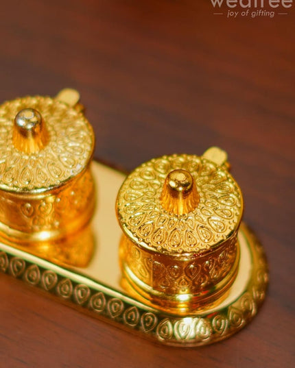 Double Kumkum Holder - Wbg0475 Holders