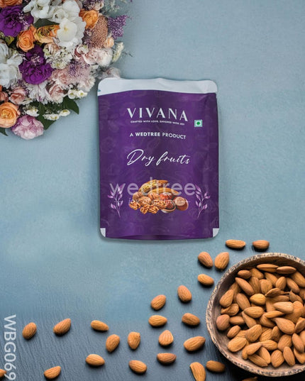 Dry Fruit - Almond (100Gms) Wbg0693 Fruit Packs