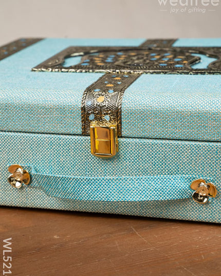 Dry Fruit Box - 6 Glass Jar - WL5214 - Dry Fruit Box