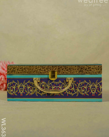 Decorative Peacock Designed 2 Jar Dry Fruit Box - Wl3630