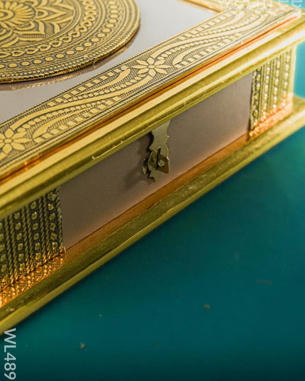 Dry Fruit Wooden Box - 10*10 inch) WL4899 Dry Fruit Box